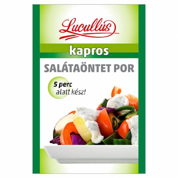 Lucullus salátaöntet por 12g kapros