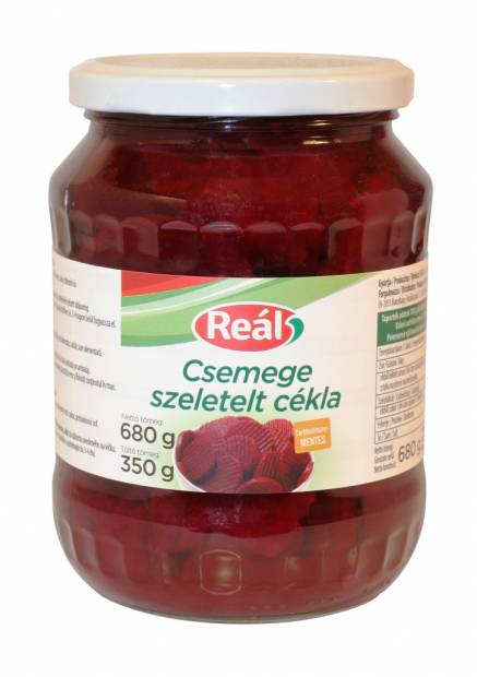 Reál zöldségkonzerv 370g cékla szeletelt