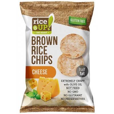 Rice up barna rizs chips 60g sajtos