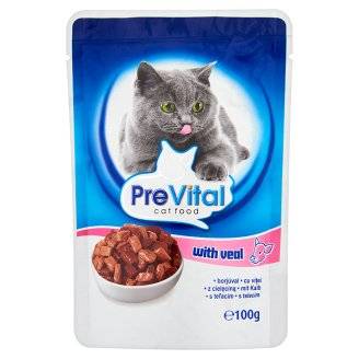 Prevital macskaeledel tasakos 100g borjú