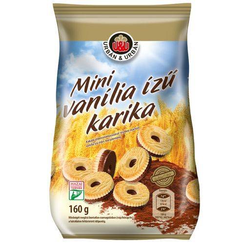 Urbán mini vaniliás karika 160g