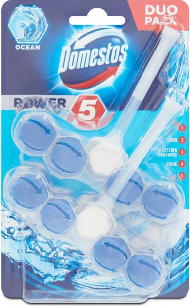 Domestos Power5 toalett frissítõ 2x55g Óceán illat