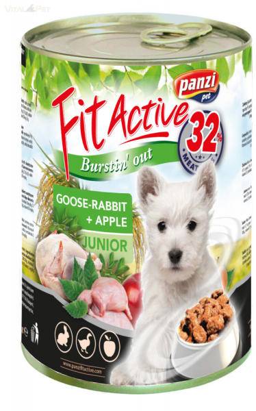 FitActive DOG 415g konzerv junior liba-nyúl