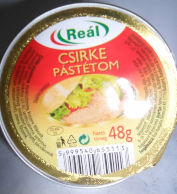 Reál csirkepástétom 48g