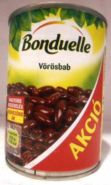 Bonduelle zöldségkonzerv vörösbab 340/545g