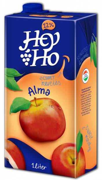 Hey-Ho gyümölcslé 1l 12% alma dobozos