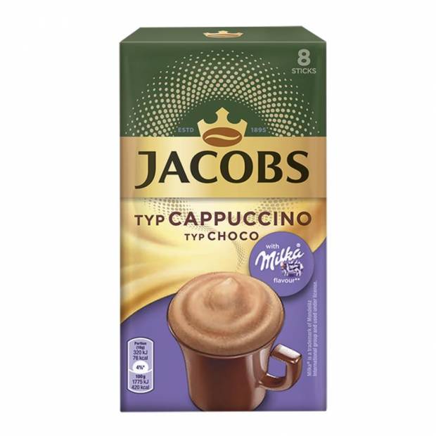 Jacobs inst.Cappuccino Milka 8x18g