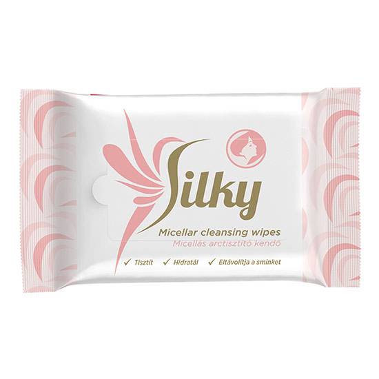 Silky Micellás Make-up Remover arctisztító kendõ 25 lapos