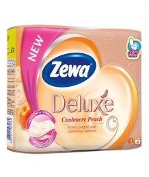 Zewa Deluxe toalettpapír 3 réteg 4 tekercs Cashmere Peach